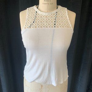 White lace top